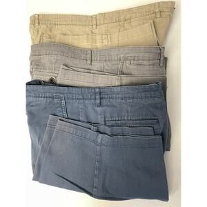 Jachs NY Men’s Chino Shorts Bundle Size 36 Blue Gray Khaki Casual Preppy